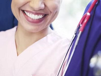 Smiling medical personel