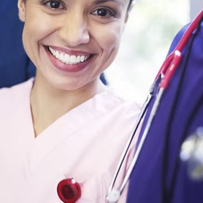 Smiling medical personel